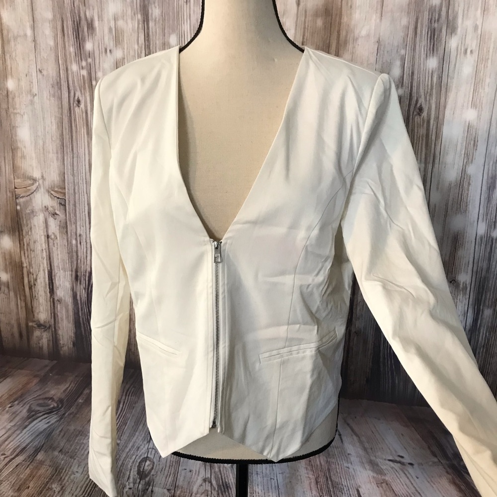 F21 Woman’s Career Ivory Jacket L